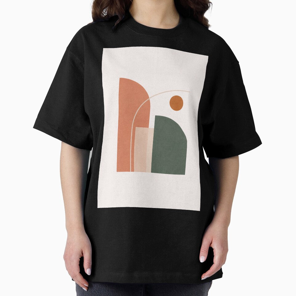 Earth Tones Geometry – Modern Minimalist Abstract Art by DrizzyV