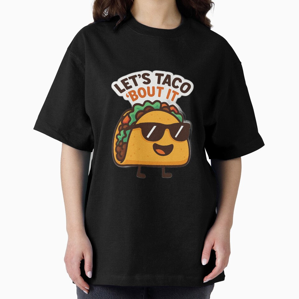 Taco Pun Sticker by Day Dreamer Unisex , , , Long Sleeve Tee