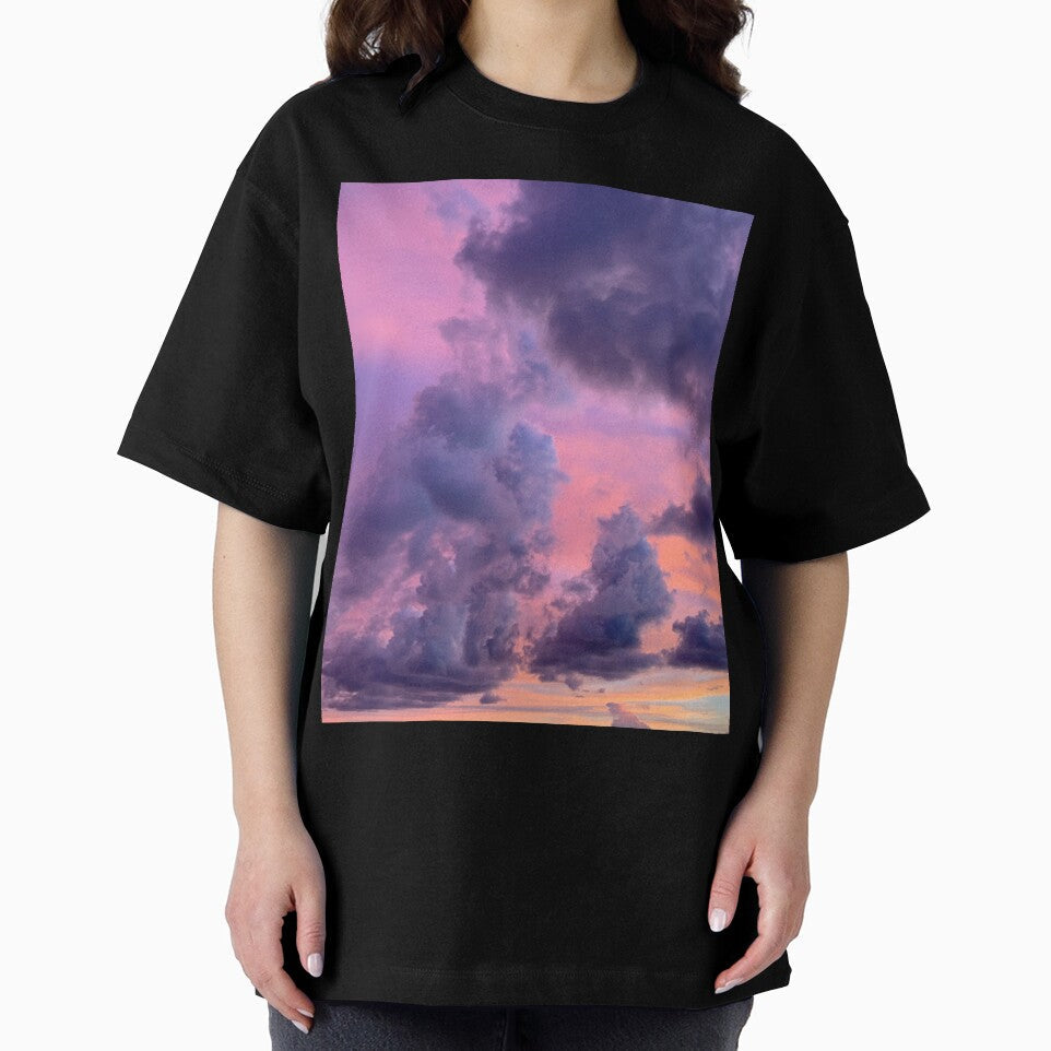 Cotton Candy Clouds by The Full Cart Unisex , , , Long Sleeve Tee