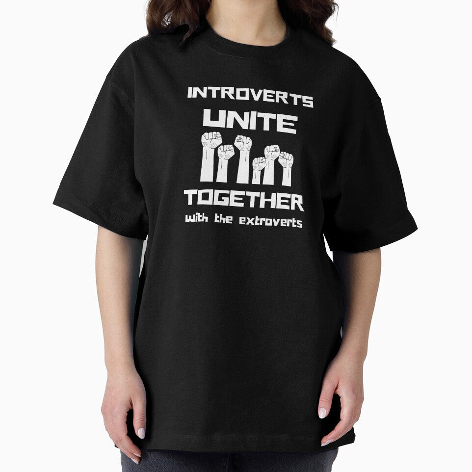 Introverts unite together with the extroverts by Zilch-o Unisex , , , Long Sleeve Tee