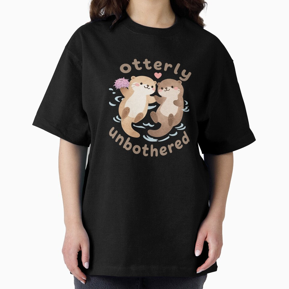 otterly unbothered by ChewyLemon Unisex , , , Long Sleeve Tee