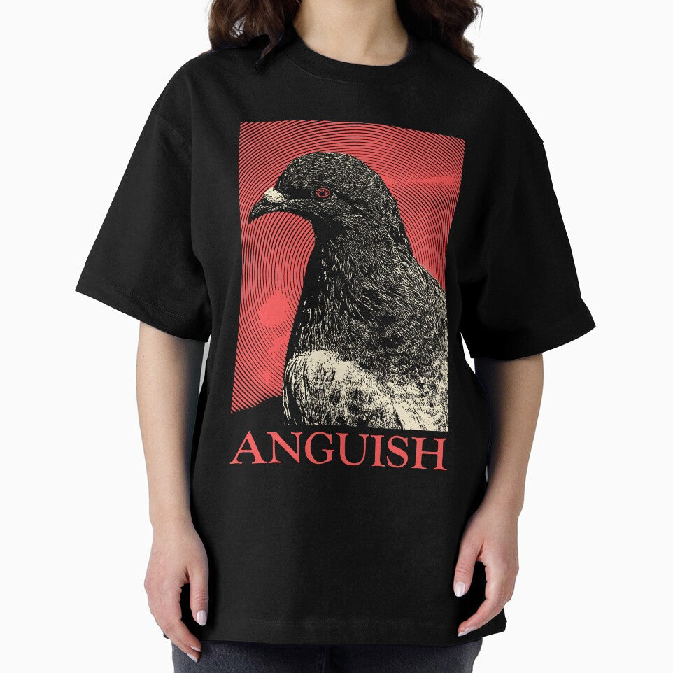 Anguish Pigeon by VintageMedatsu Unisex , , , Long Sleeve Tee