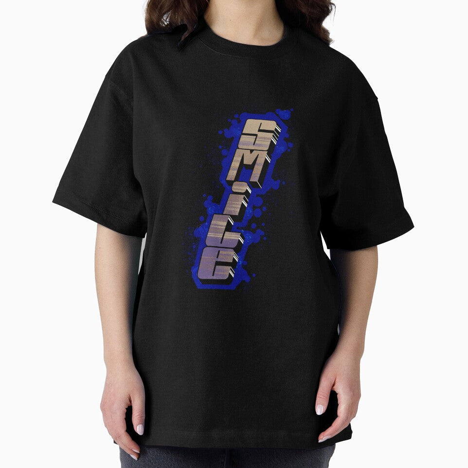 vertical graffiti "smile" by kextr Unisex , , , Long Sleeve Tee