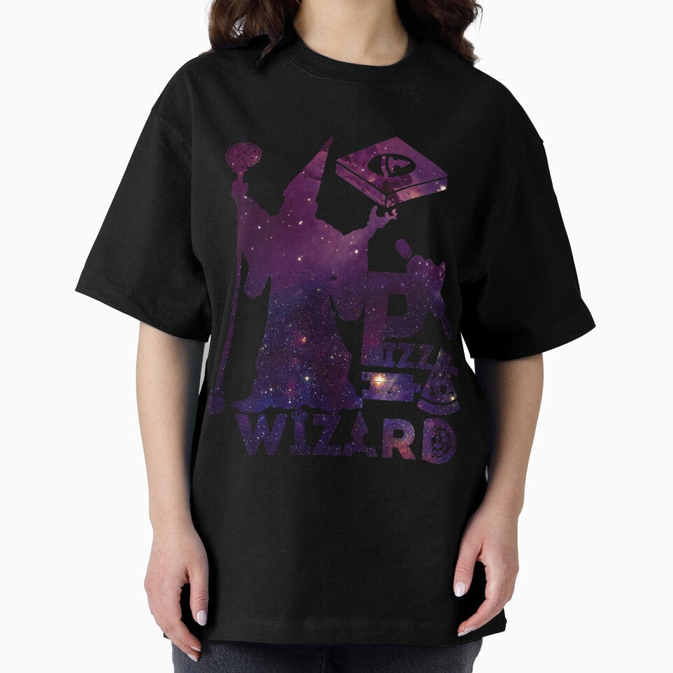Pizza wizard by Chaos-Touch Unisex , , , Long Sleeve Tee