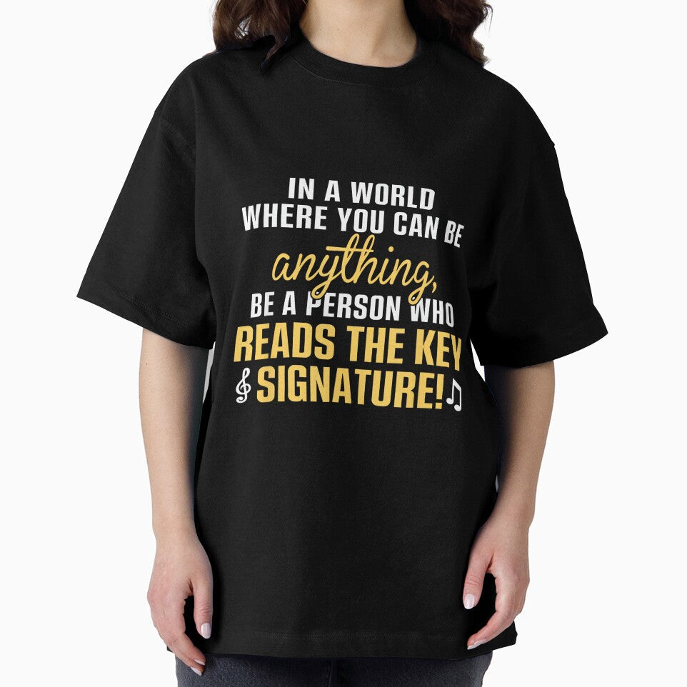 Be A Person Who Reads The Key Signature Unisex Adult Music Theory by wardpowerslamon Unisex , , , Long Sleeve Tee