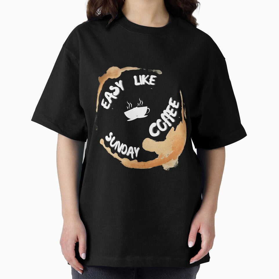Easy like sunday coffee by NikkosDesigns Unisex , , , Long Sleeve Tee