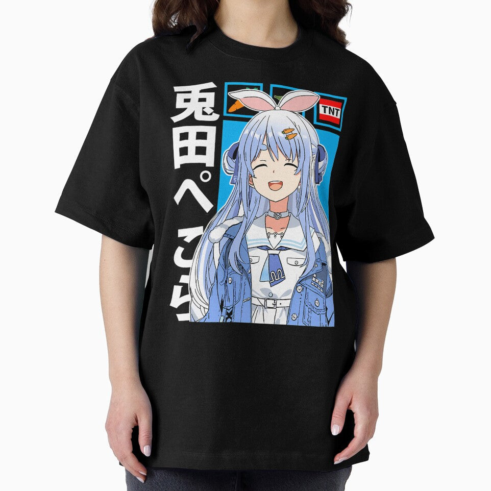 Hololive Usada Pekora Casual Outfit by BognarDorian Unisex , , , Long Sleeve Tee