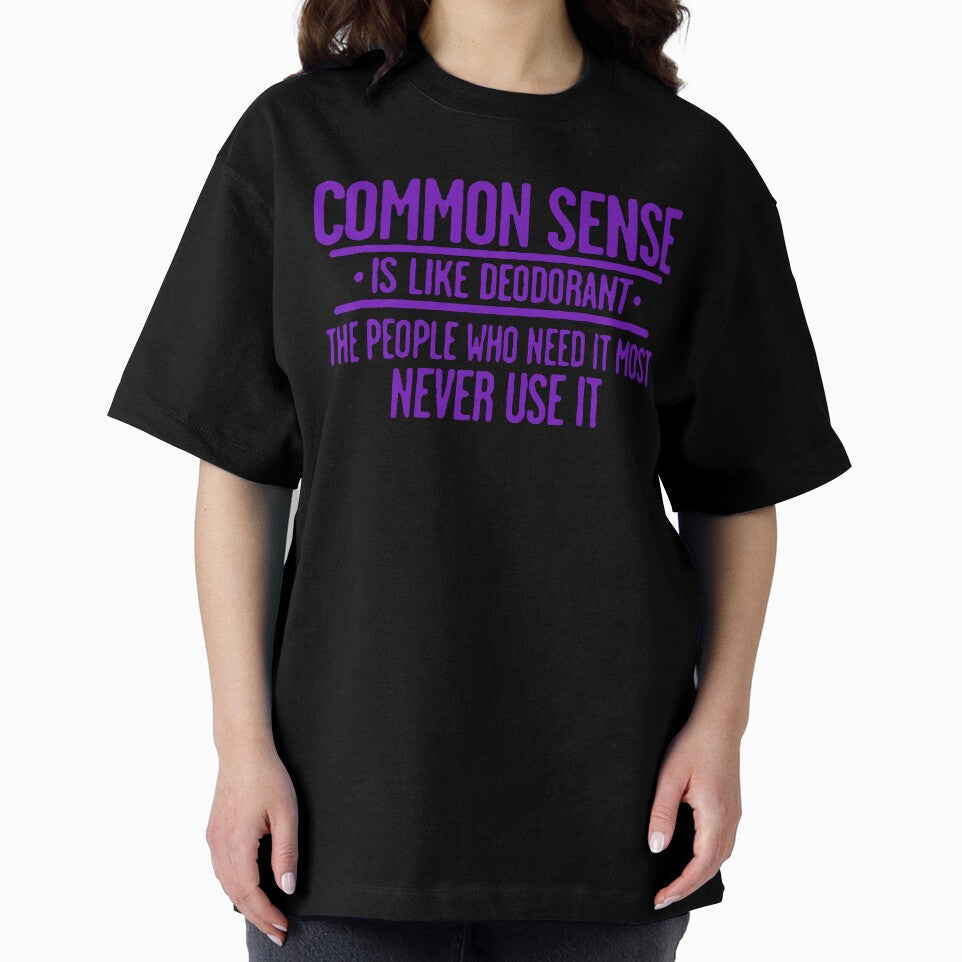 Common Sense by Angry Swan Designs Unisex , , , Long Sleeve Tee
