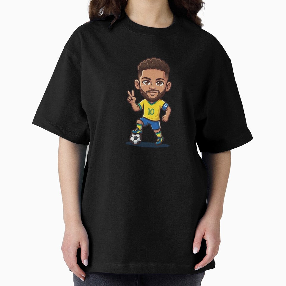 Cute MiniPop Brazil Soccer Star 10 - Chibi Football Fan Art by ZIKI VI