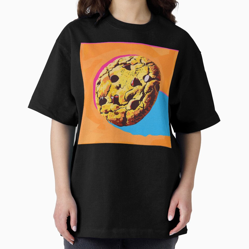 Chocolate Chip Cookie Pop Art 11 by AstroRisq Unisex , , , Long Sleeve Tee