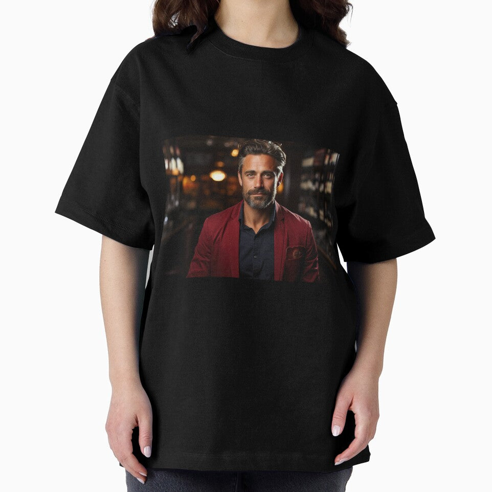 Sommelier Modeling Wine for Upscale Restaurant by TheBrainArt Unisex , , , Long Sleeve Tee