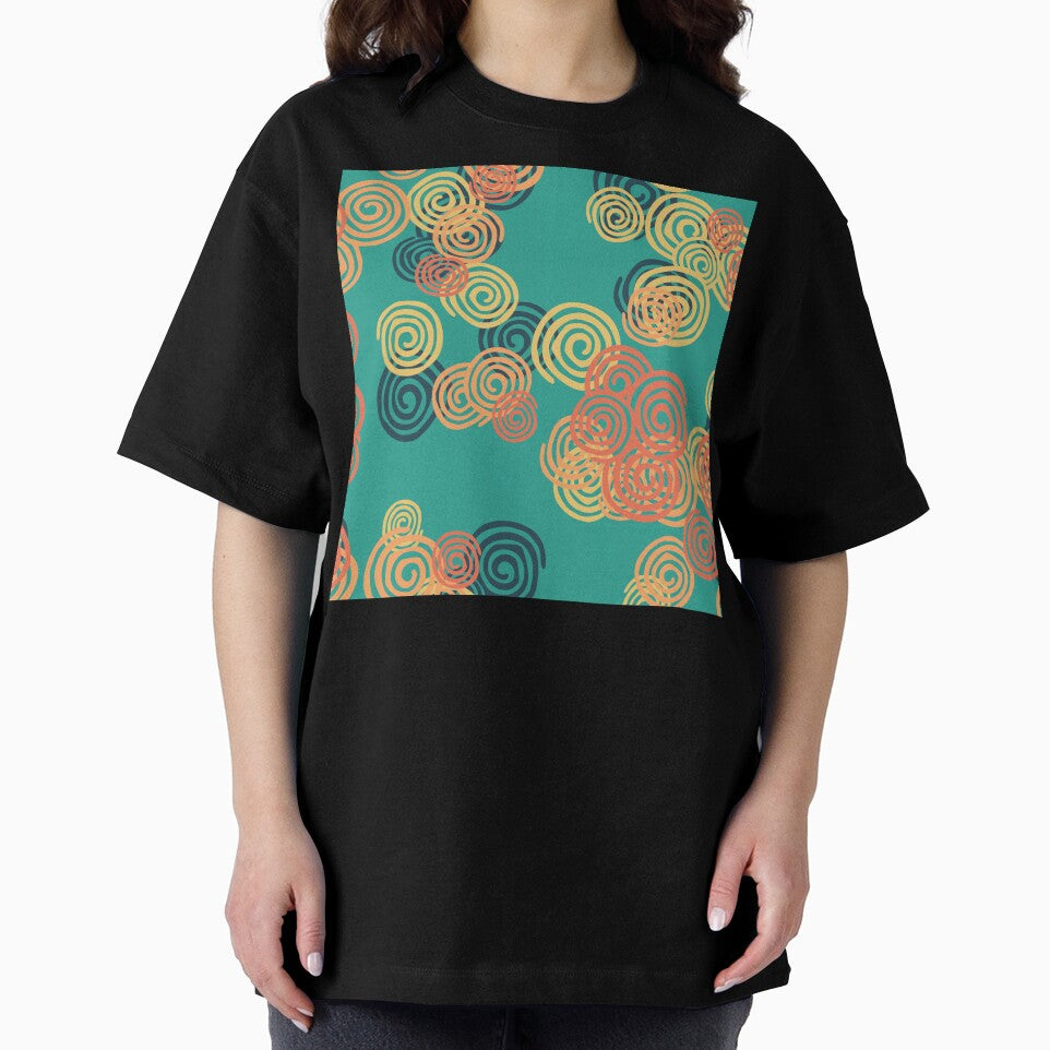Retro multi-color spiral pattern 5 by WesternExposure