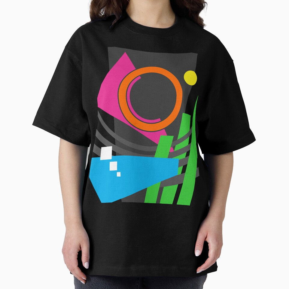 MINIMALIST AESTHETIC DESIGN GEOMETRIC FIGURES - MODERN COLORS 1 by CuPensky Unisex , , , Long Sleeve Tee