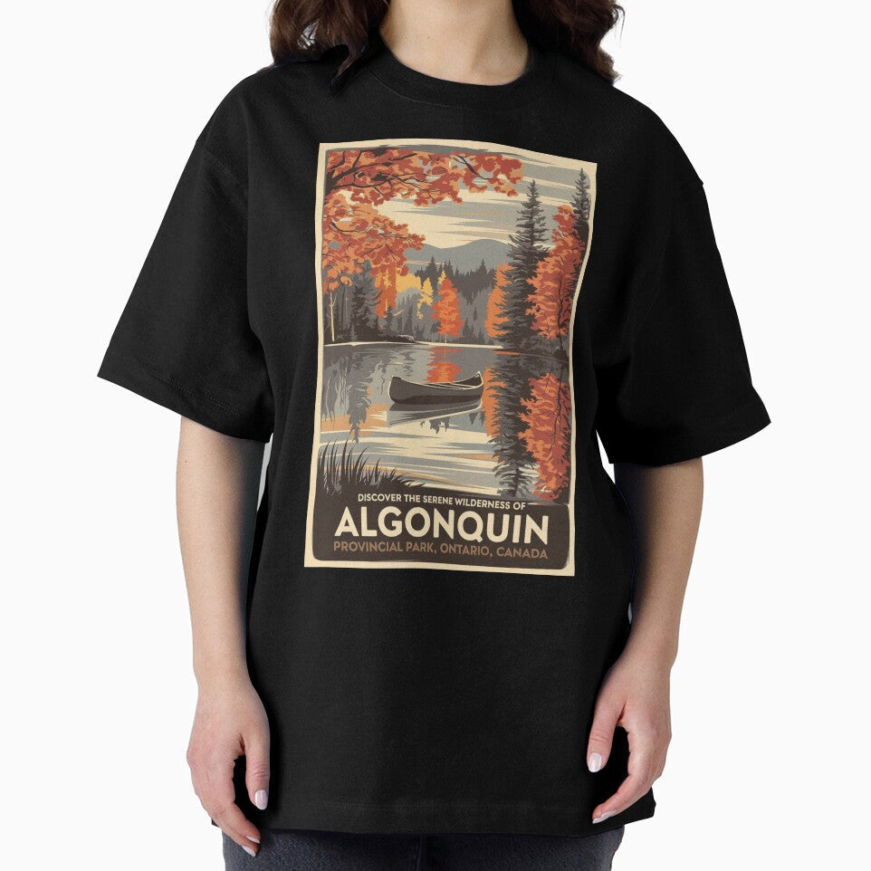 Ontario Vintage Travel Poster by TravelerRat Unisex , , , Long Sleeve Tee