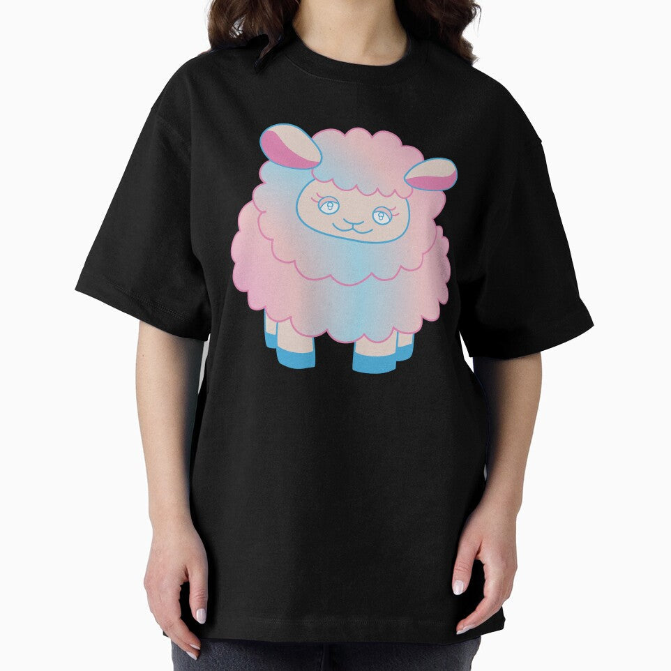 Cotton Candy Sheep by Atelier Larimar and CCarbon Copy Unisex , , , Long Sleeve Tee