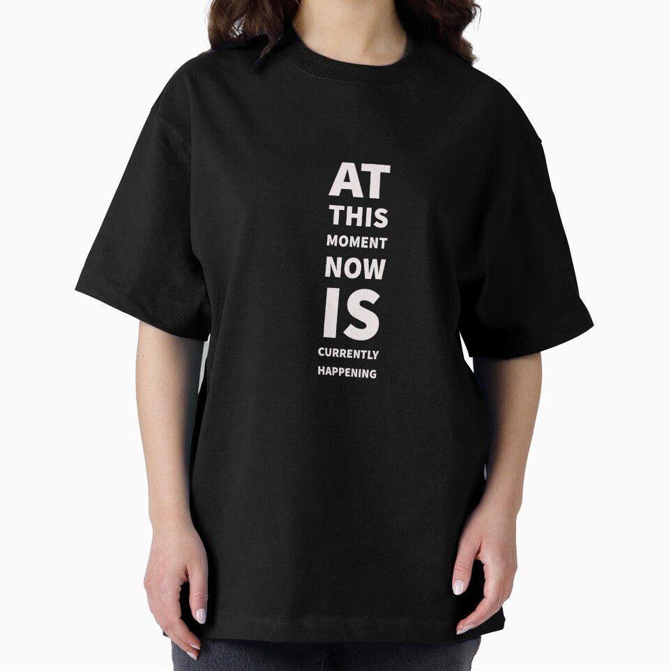 Now is currently happening by Brendan Mullen Unisex , , , Long Sleeve Tee