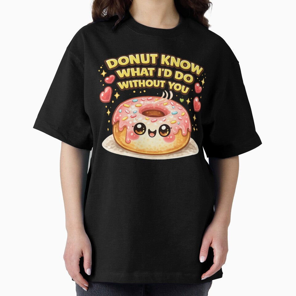 Donut Know Without You Pun by Papier Atelier Art Unisex , , , Long Sleeve Tee