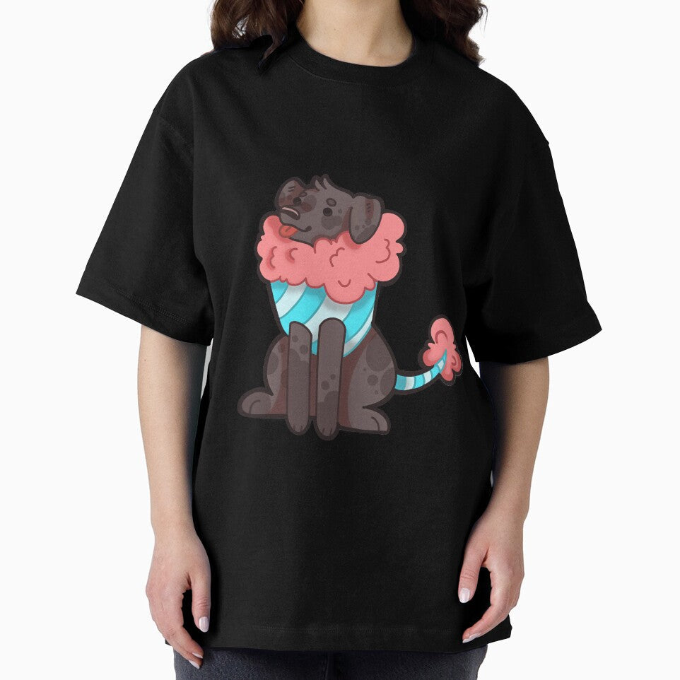 Cotton Candy Dog by FooliShroom Unisex , , , Long Sleeve Tee