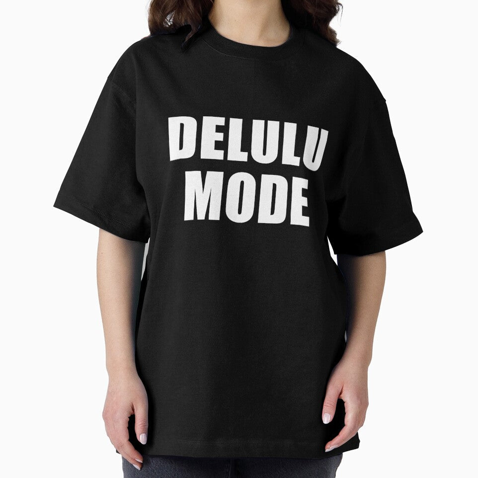 Delulu Mode, cool saying by deluxus Unisex , , , Long Sleeve Tee