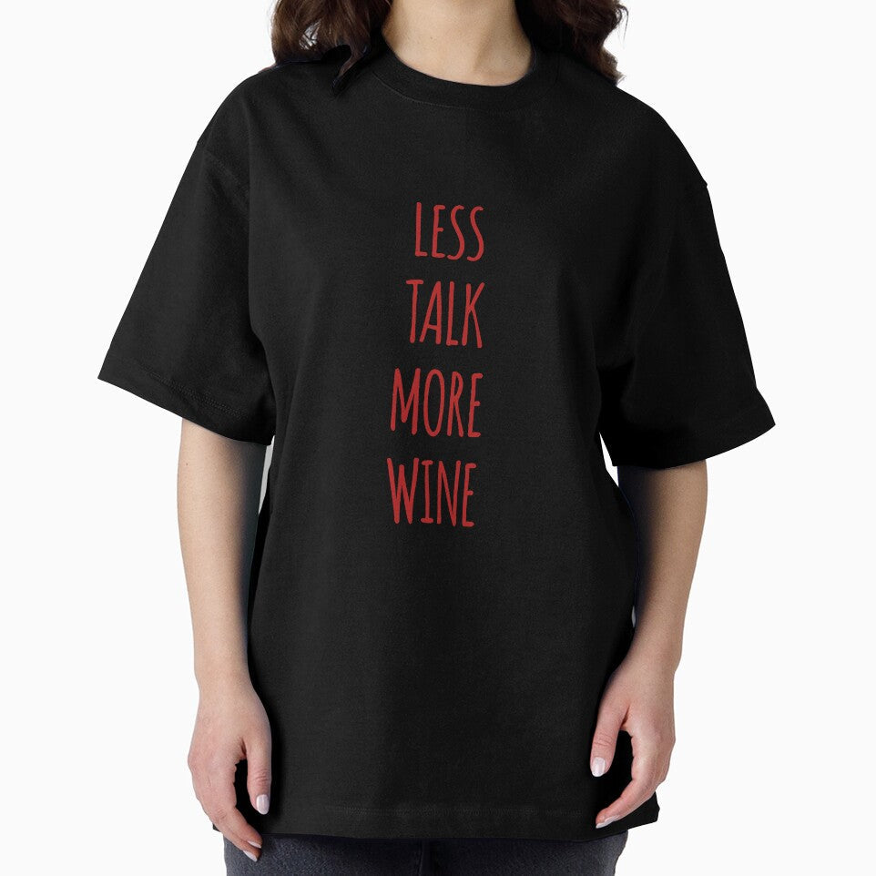 Less talk more wine by Andersong Unisex , , , Long Sleeve Tee