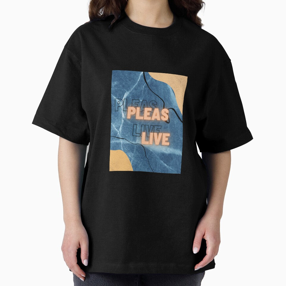 «Pleas Live” print by DianaBoS Unisex , , , Long Sleeve Tee