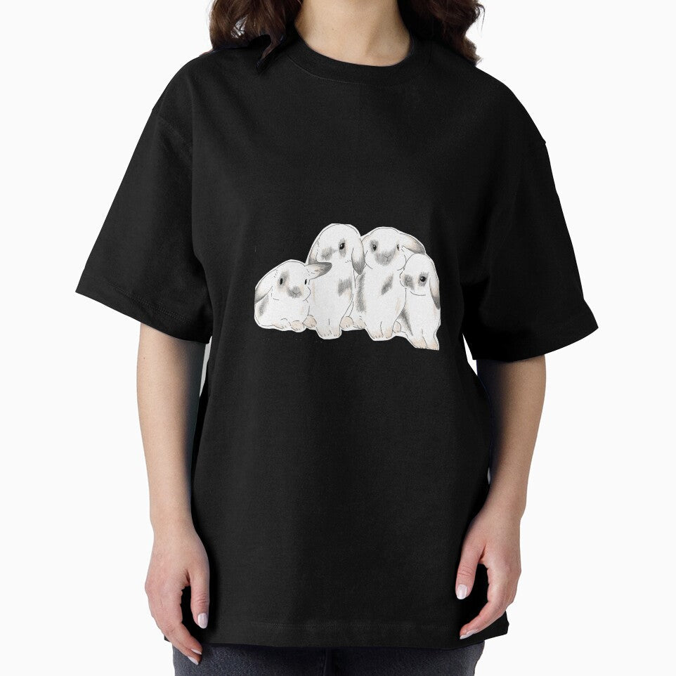 bunny cuddle puddle by Ashten Cardoso Unisex , , , Long Sleeve Tee