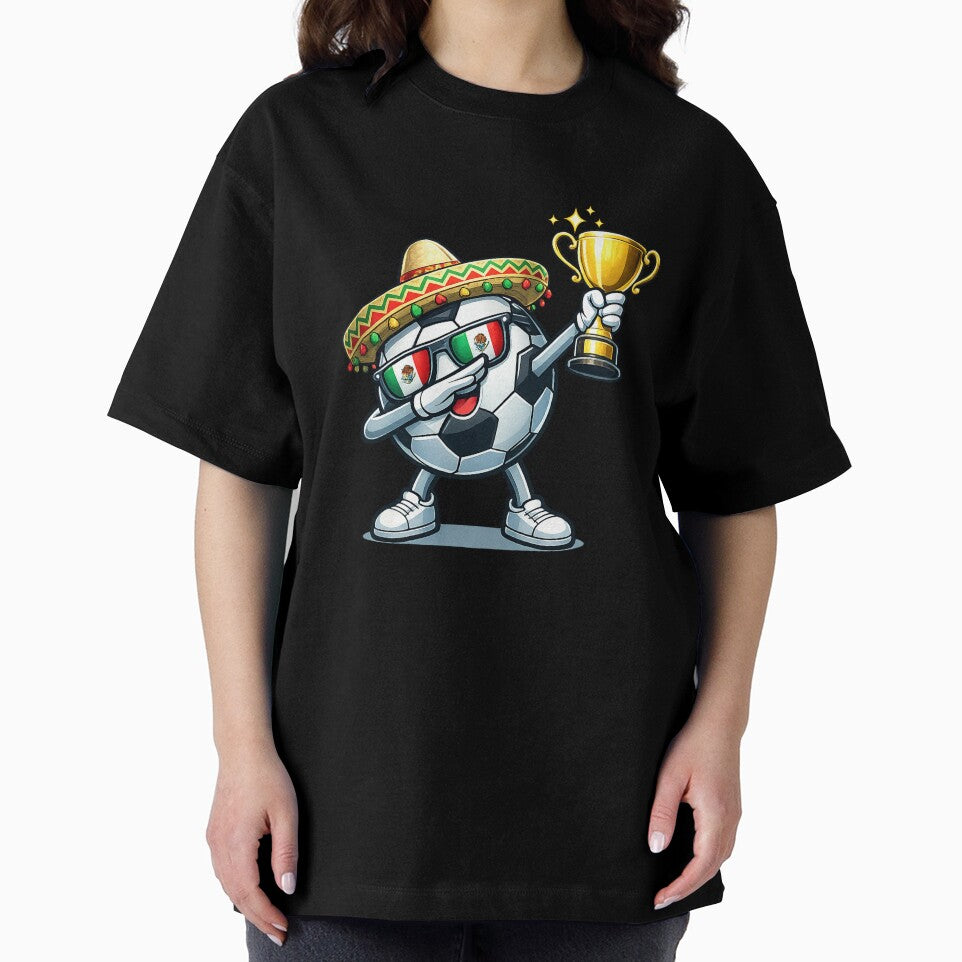 Dabbing Soccer Ball Sombrero Cinco de Mayo Mexican Football by QuiteOrbit