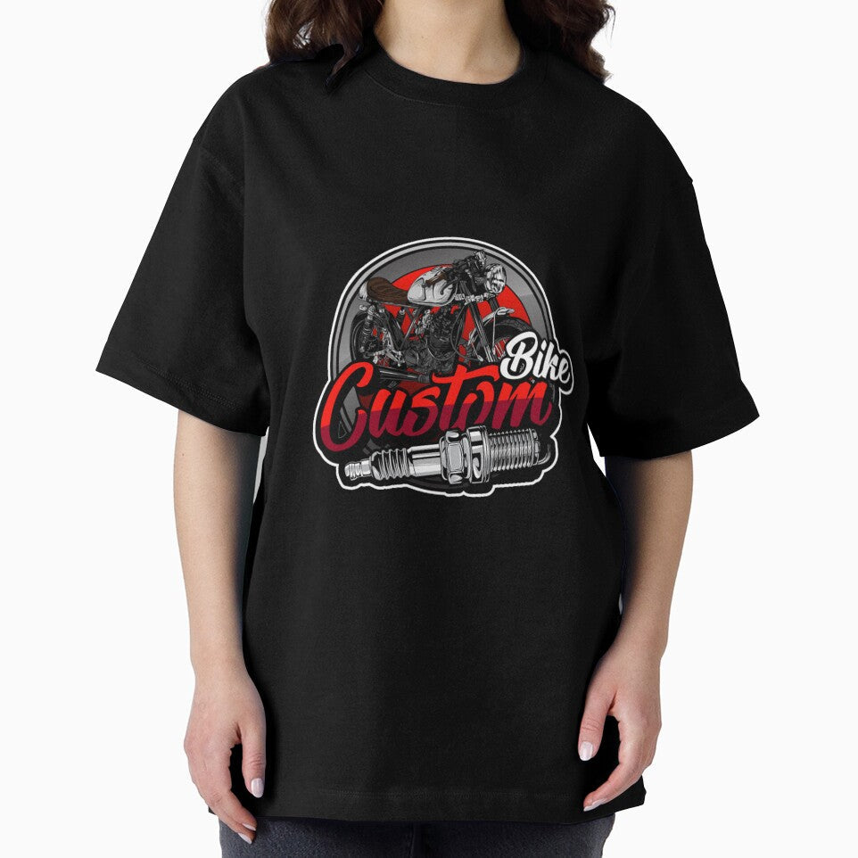 custom bike logo by romio006 Unisex , , , Long Sleeve Tee