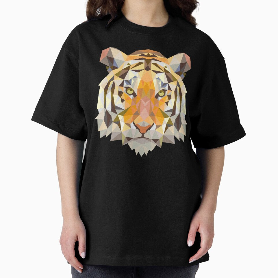Tiger Head Triangle by Fairyjam Unisex , , , Long Sleeve Tee