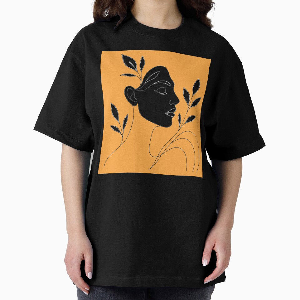 Fem-in-in Fleur Orange by KevinGarden Unisex , , , Long Sleeve Tee