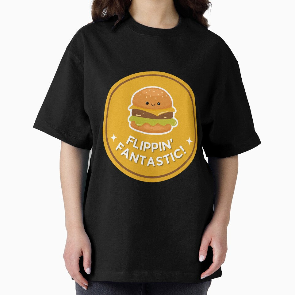Burger - Flippin' Fantastic! by Elizebeth Nacion Unisex , , , Long Sleeve Tee