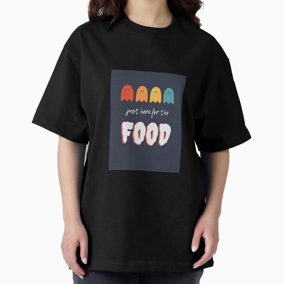Just Here For the Food by Priya Mishra Unisex , , , Long Sleeve Tee