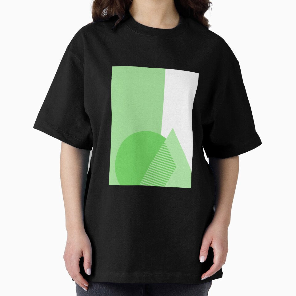 Basic Green Shapes by tinamur Unisex , , , Long Sleeve Tee