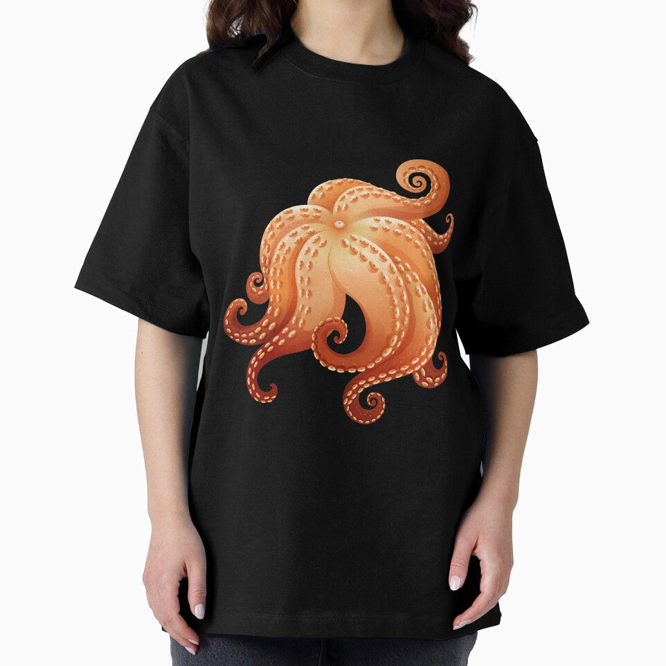 Funny Octopus Pattern, Cute Octopus by Ristinga Unisex , , , Long Sleeve Tee