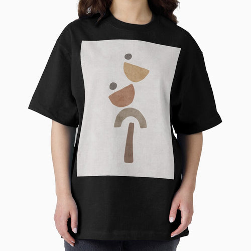 A Subtle Balance - Mid Century Modern Art - Minimal - Terracotta Abstract by Studio Grafiikka