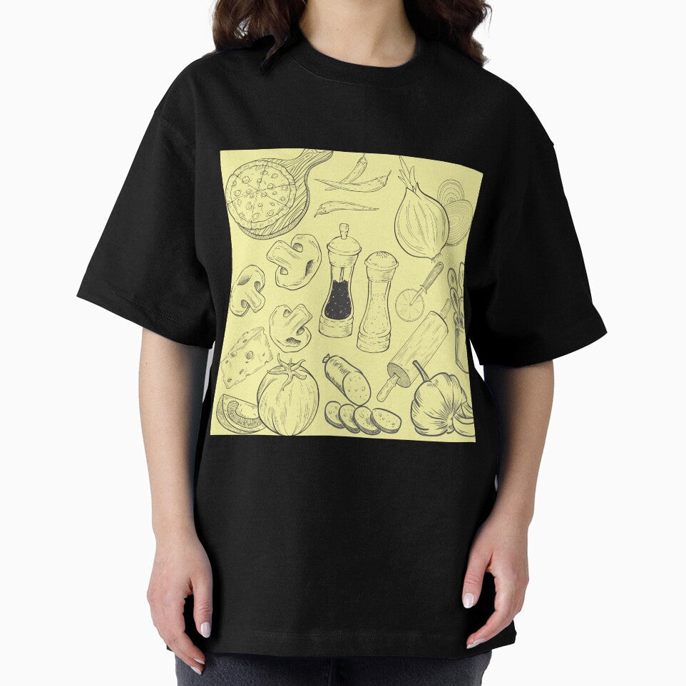 Pizzeria by Designer-coner Unisex , , , Long Sleeve Tee