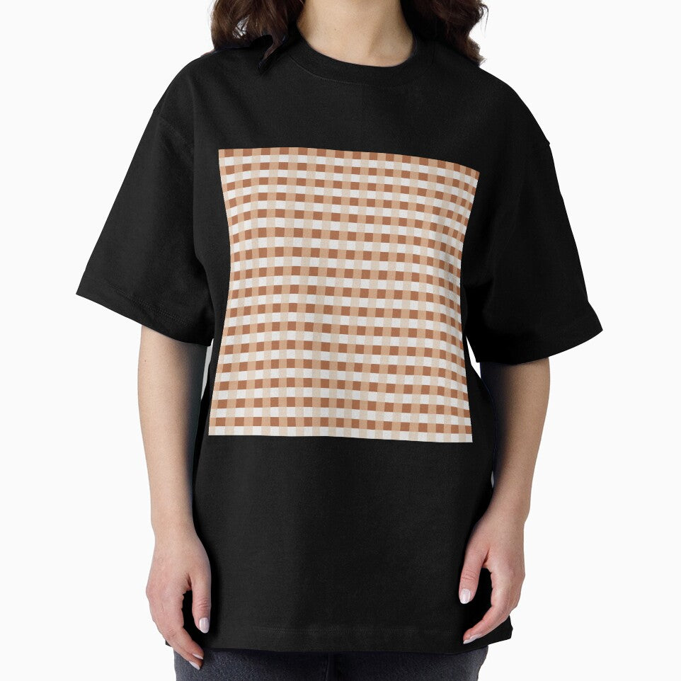Cheerful Checks in a neutral palette by Quick Brown Fox Canada