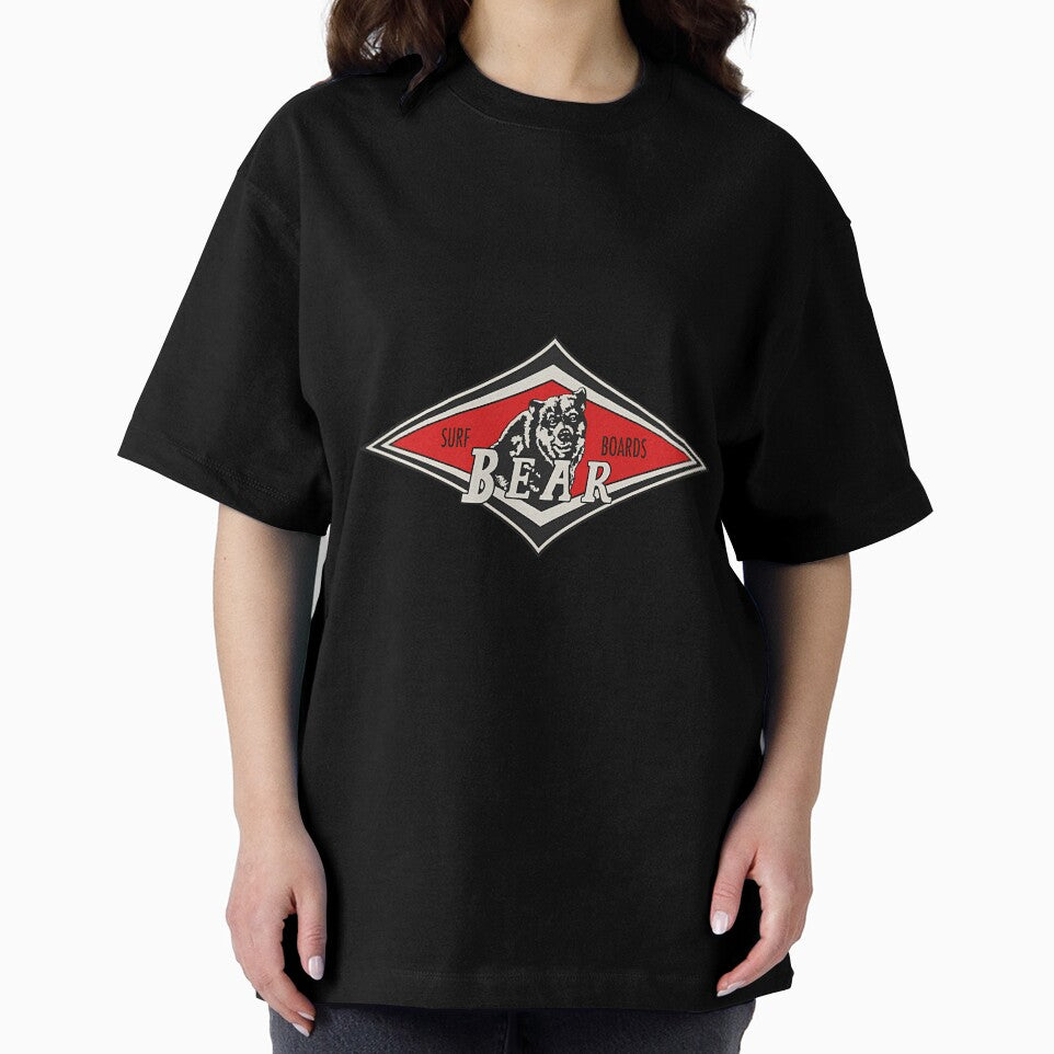Vintage Surfing Bear Big Wednesday Cult Surfboard Red Surf Logo Diamond Retro by pennigrqcheu