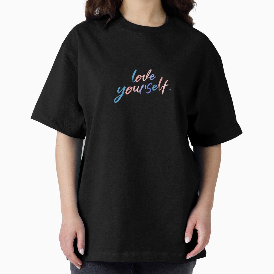 Love Yourself | Simple Colorful Quote by InnaPo ⭐⭐⭐⭐⭐ Unisex , , , Long Sleeve Tee