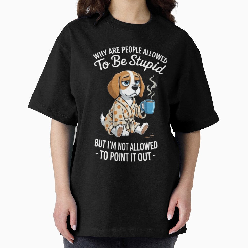 Beagle points out idiots by GalacticRiker Unisex , , , Long Sleeve Tee