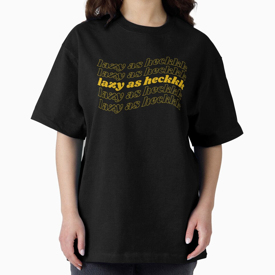 Lazy As Heck Design by rossvillarico Unisex , , , Long Sleeve Tee