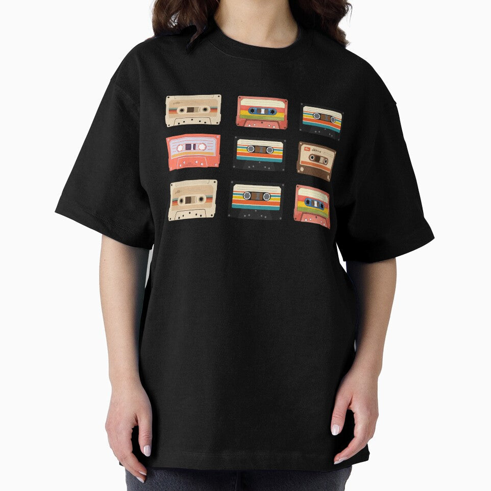 Vintage tape - retro cassette pack by Luisshopp Unisex , , , Long Sleeve Tee