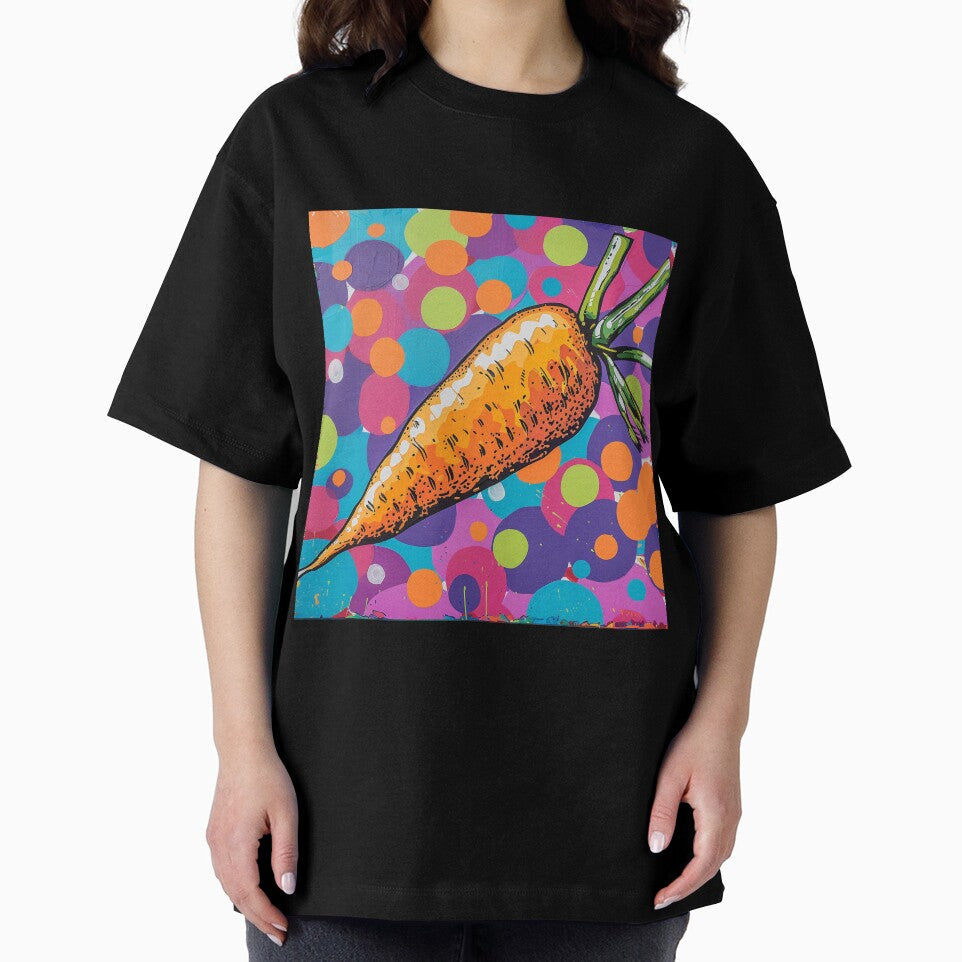 Carrot Pop Art 2 by AstroRisq Unisex , , , Long Sleeve Tee