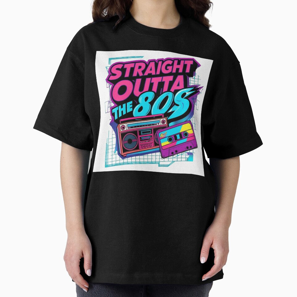 Straight Outta The 80s by Xenovate Unisex , , , Long Sleeve Tee
