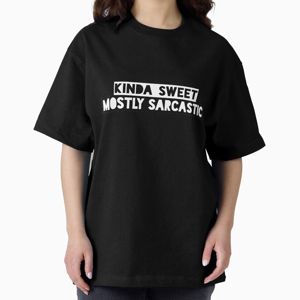 Kinda Sweet Mostly Sarcastic Funny Saying by ShyOwlet Unisex , , , Long Sleeve Tee