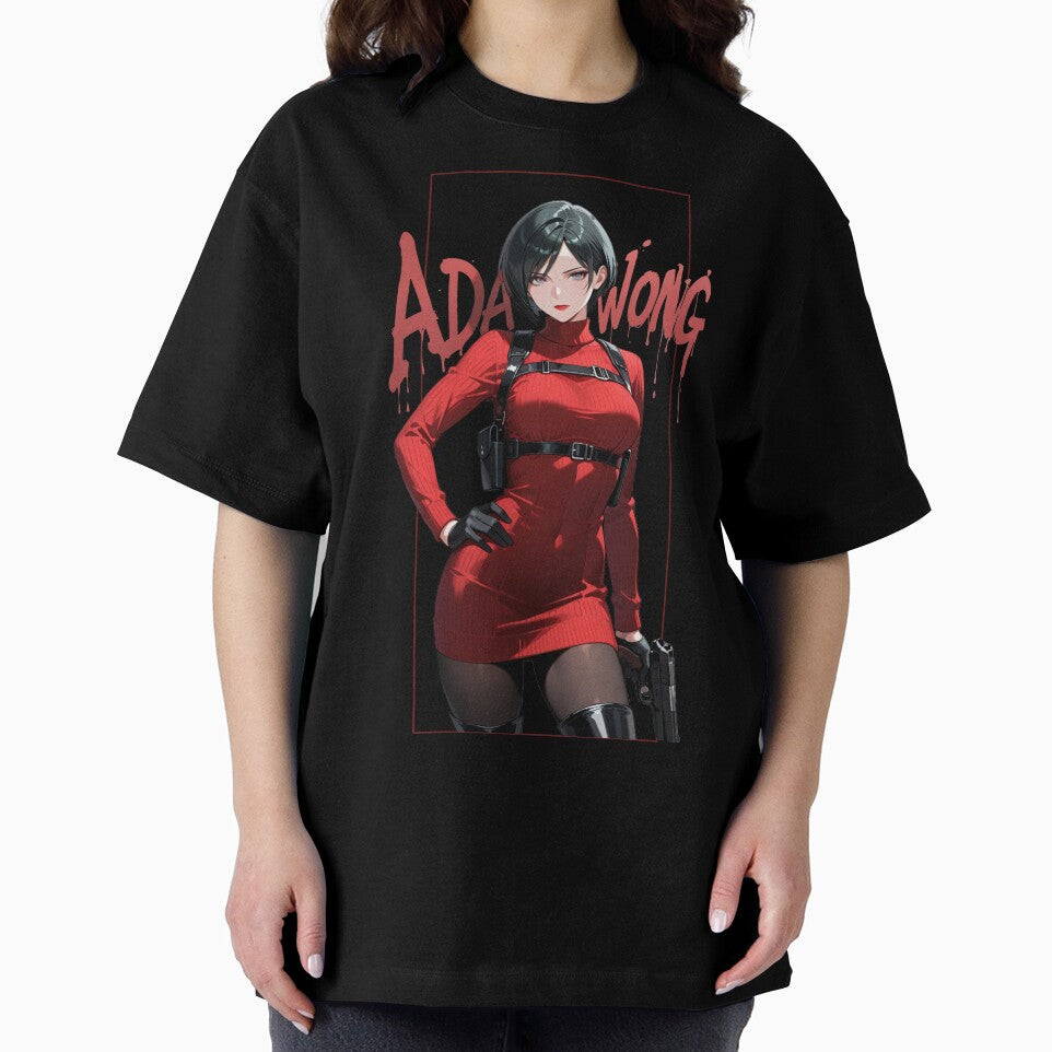 Resident Evil Ada Wong: Poise Under Fire by NarwhalXV Unisex , , , Long Sleeve Tee