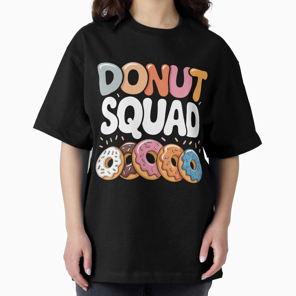 Donut Squad: Funny Donut Lover Clipart Birthday Party Sweet Dessert Bakery Art by NewaveBoutique