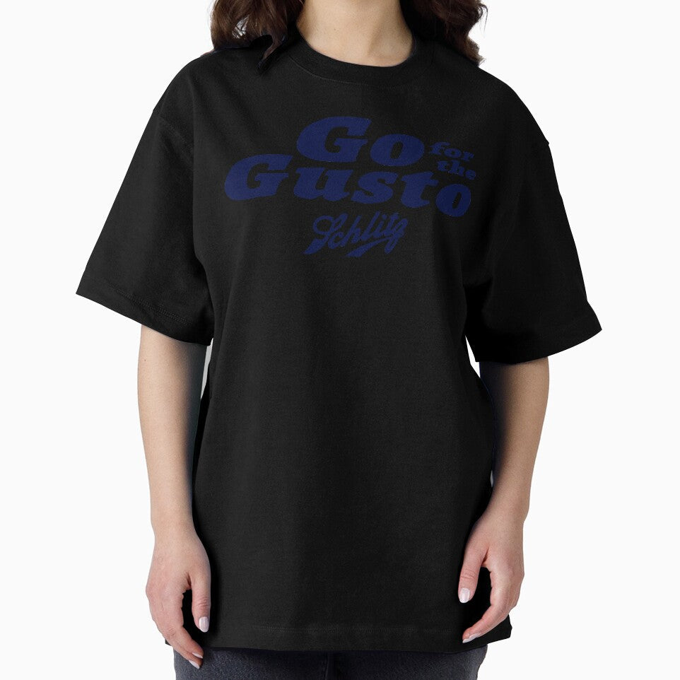 Go for the Gusto Schlitz Beer by pineapplepink Unisex , , , Long Sleeve Tee