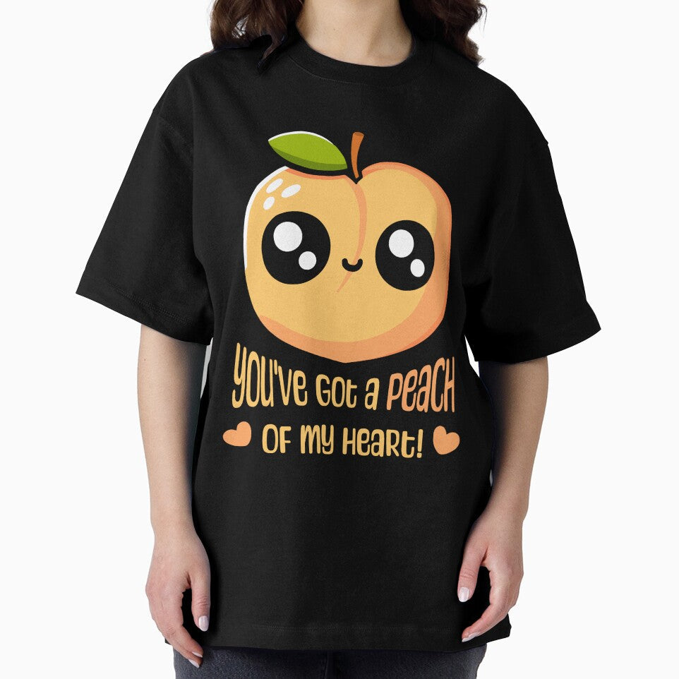 You've Got A Peach Of My Heart! Cute Peach Pun by PMCreative Unisex , , , Long Sleeve Tee