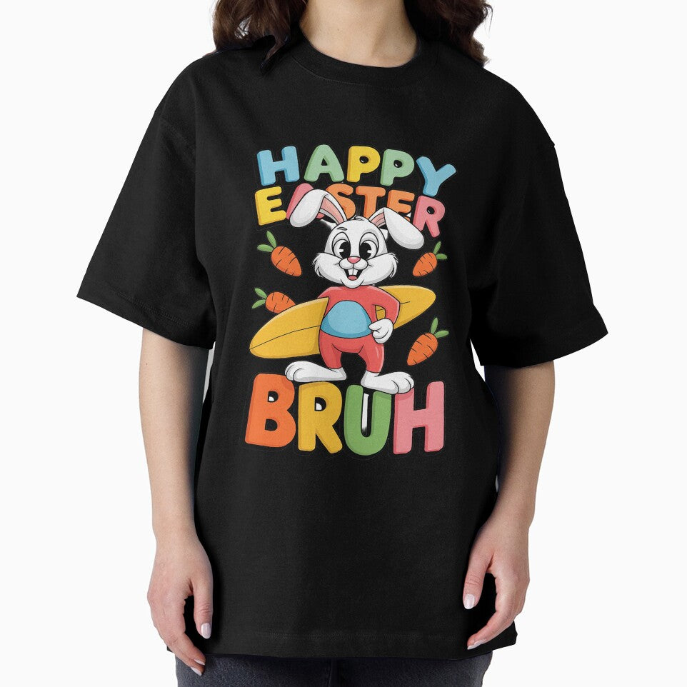 Happy Easter Bruh Surfing Easter Day Man Women Bunny Lover by Sutvaomom